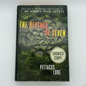 The Revenge of Seven by Pittacus Lore - Hardcover Signed Copy